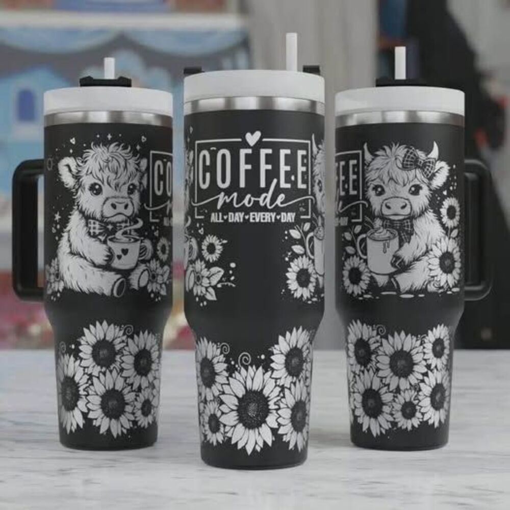 Highland Cow 40oz Tumbler!